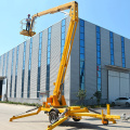 Outside articulated spider telescopic boom lift for sale manufacturers india